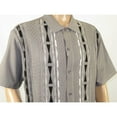 thumbnail image 6 of Men Silversilk 2pc Walking Leisure Matching Suit Italian Woven Knits 71032 Gray, 6 of 11