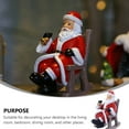thumbnail image 2 of Silla mecedora de resina 1pc Ornamento de Santa Claus Ornamento de Navidad (color surtido), 2 of 8