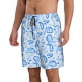 thumbnail image 2 of Logiee Winter Paisley Pattern Print Mens Swim Trunks Quick Dry Board Shorts,Breathable Hawaii Beach Shorts Swimwear Bathing Suits-Large, 2 of 6