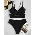 thumbnail image 2 of EIMELI Women‘S Bikini High Waisted Tummy Control Two Piece Swimsuit, 2 of 4