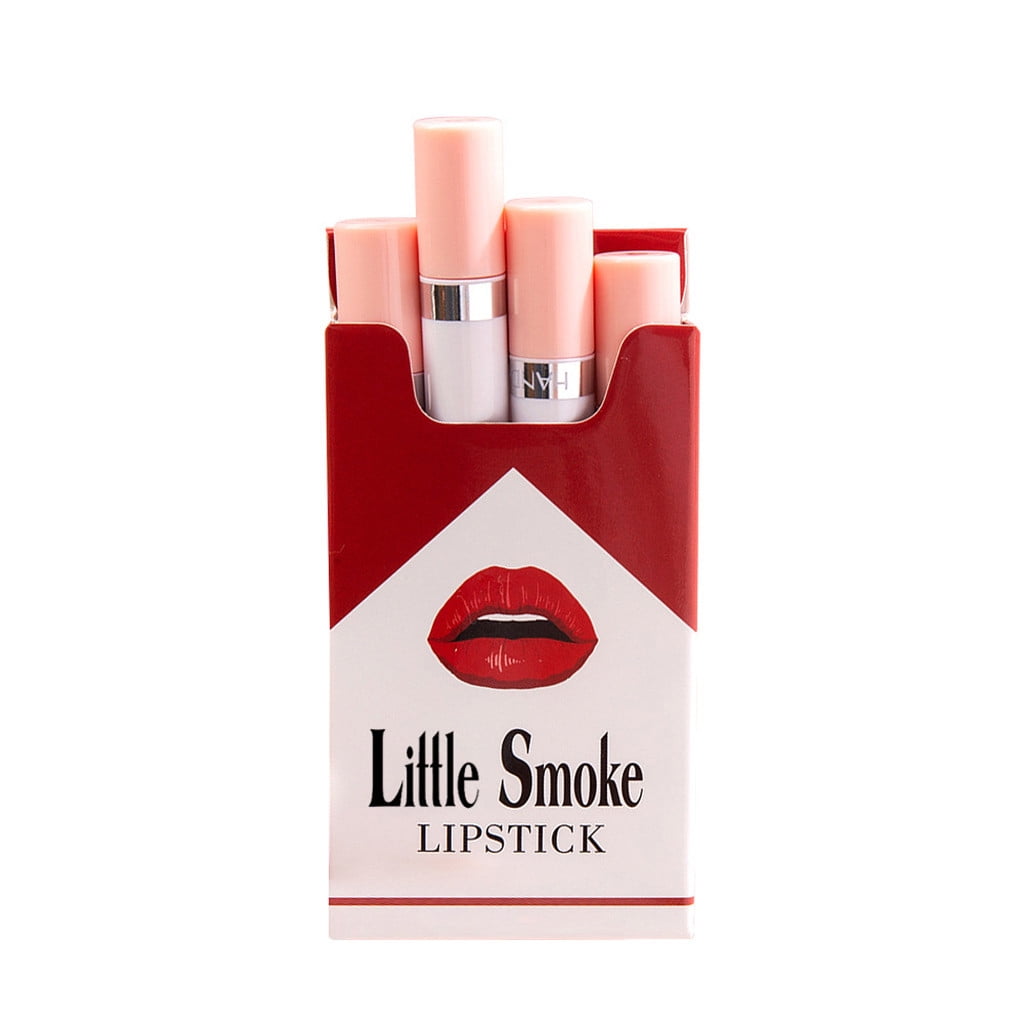 Matte Tobacco Tube Lipstick Pack Set 4 Colors Lip Stick Long Lasting