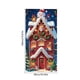 thumbnail image 3 of Adornos navideños, regalos navideños, cubierta de puerta navideña de 35 x 71 pulgadas - Patrones de Papá Noel, decoración de puerta para el día de Navidad - Decoración para fiestas de festivales, cubi, 3 of 6