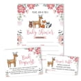 thumbnail image 4 of Inkdotpot Set Of 30Jungle Animals Baby Shower Invitations-Diaper Raffle Tickets And Baby Shower Book Request Cards Its a Boy Its a girl Invites, 4 of 8