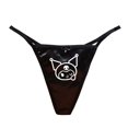 thumbnail image 3 of Ropa interior de pareja de anime Hello Kitty, linda tanga sexy sin costuras con lazo de perlas, pantalones de entrepierna de algodón puro de cintura baja para mujer, accesorios, 3 of 5