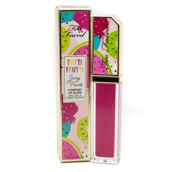 Too Faced TUTTI FRUITTI Juicy Fruits Comfort Lip Glaze, Totally Smashed .24 fl oz