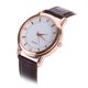 thumbnail image 5 of GOOHOCHY 2 relojes de cuarzo elegantes y modernos, sencillos y casuales, regalo para parejas (marrón para hombre y marrón para mujer)., 5 of 8