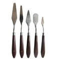 thumbnail image 4 of 5PCS/Set Painting Palette Kit Stainless Steel Wood Handle Palette Mixing Paint Tool, 4 of 5