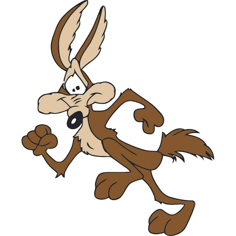 Looney Tunes Wile E. Coyote Cartoon Character TV Show Wall Sticker ...
