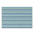 thumbnail image 1 of Harbour Stripe Cutting Board, Brushstroke Lines Backdrop in Several Tones Modern Minimalist Design, Decorative Tempered Glass Cutting and Serving Board, Small Size, Royal Blue Seafoam, by Ambesonne, 1 of 1