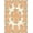 Coral Blush Amber, Pattern 15, variant on ODIKA 8'x10' Washable Area Rug Non-Slip Chair-Friendly Mat Fruit Vintage Orchard Design With Rustic Floral Corner Accents Peach Flowing for Dining Room, Large Office, Lounge
