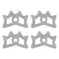 thumbnail image 1 of SEWCHICS 4Pcs Non Slip Cue Rest Bridge Head Metal Silver Finish for Pool Cue Bridge Accessories, 1 of 8