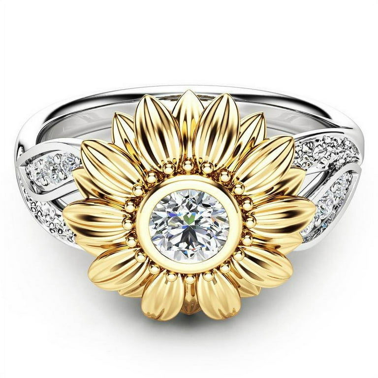 Sunflower online rings cheap