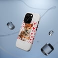 thumbnail image 5 of DistinctInk Tough Case for Apple iPhone 13 Pro MAX (6.7" Screen), Compatible with MagSafe Charging - Valentine's Day Shiba Inu Puppy, 5 of 6
