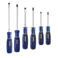 thumbnail image 2 of Irwin Tool 1948800 6 Piece Torque Zone Screwdriver Set, Chrome, 2 of 3