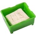 thumbnail image 4 of Prensa de Tofu, molde de plástico artesanal, transformación de soja, caja de drenaje de prensa elegante casera, pequeña bandeja de cocina para el hogar, 4 of 5