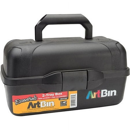 UPC: 0071617086275 | ArtBin Essentials Tray Tote 2 13.5 x8.5 x7.5 Black