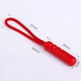 thumbnail image 5 of Masteelf Suite Slider Component Rope Holder for DIY Use Red Plastic and Polyester Pull Tab Fits Bags Coats, 5 of 8