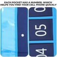 thumbnail image 5 of Minkissy Convenient Phone Holder Numbered Design Classroom Organizer 1 Set, 5 of 5