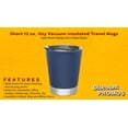 thumbnail image 2 of 12 oz. Itsy Vacuum Insulated Travel Mugs - 6 Pack - Blue, 2 of 2