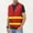 Red, variant on Kctiaxy Safety Vest for Men Sleevelees High Visibility Vest Tank Reflective Construction Work Vest Jacket Fall Savings