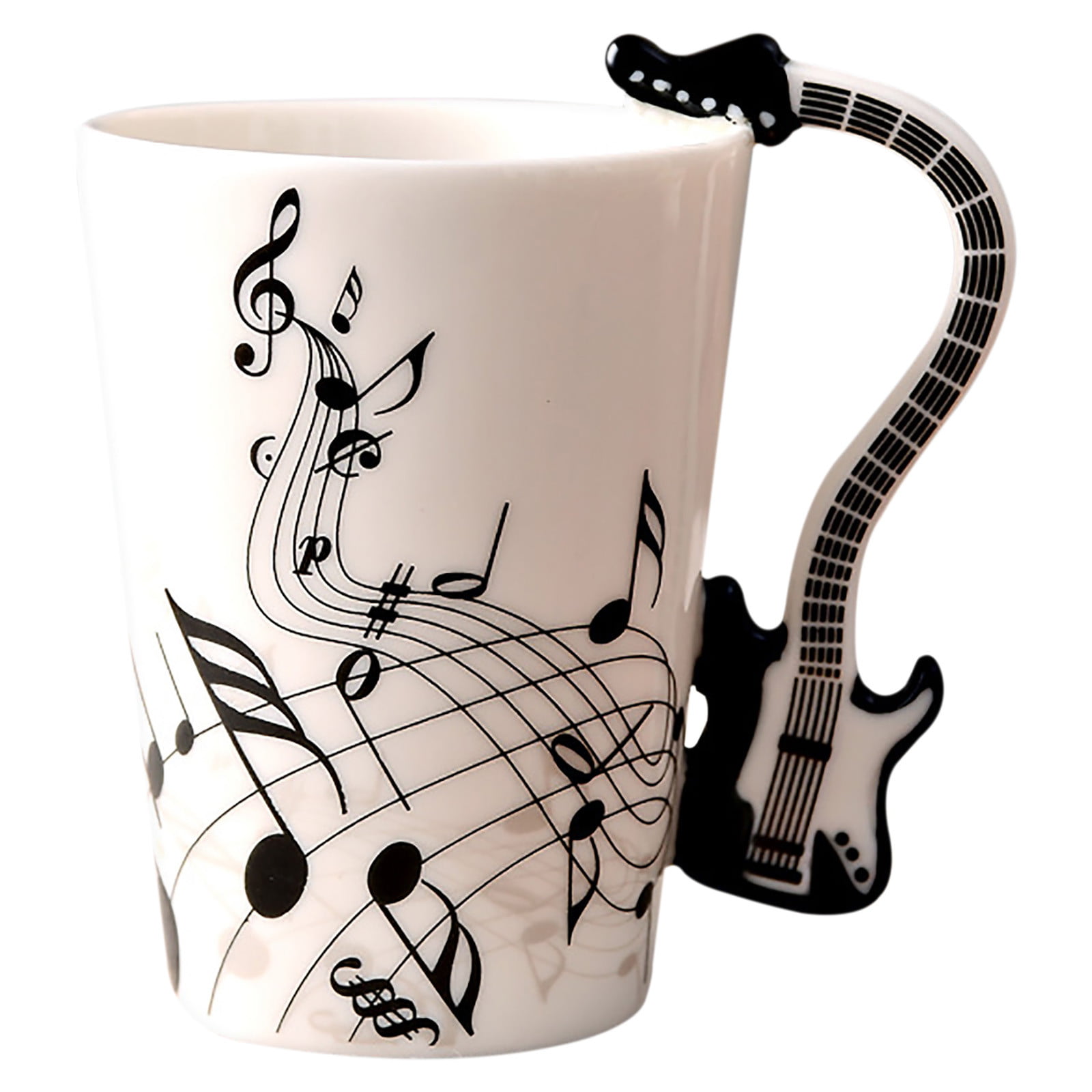 Guitar Mug Electric and Acoustic Guitars Mug Guitar 15oz Coffee Mug Tea Cup 