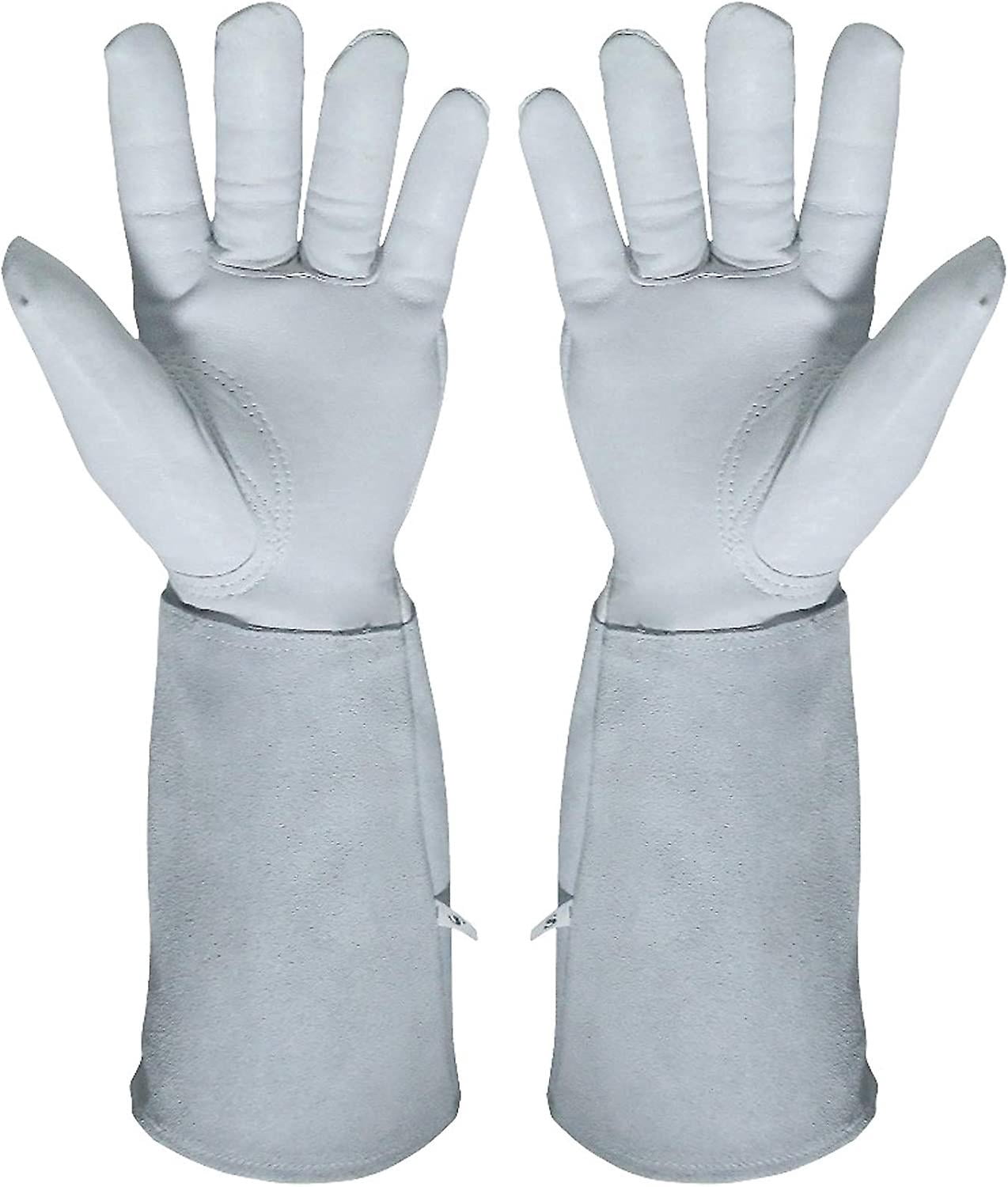 Gants D'Apiculteur En Cuir De Chèvre - Longueur 50 Cm, Manches Ventilées - Protection Abeilles Homme/Femme - Taille L - 12