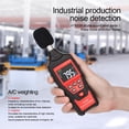 thumbnail image 3 of Ziuscore Sound Level Meter 30-130dBA LCD Meters Noise Audio Logger Detector Monitor Indicator Decibel Environmental Industrial HT622A, 3 of 6