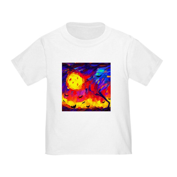 CafePress - Halloween Modern Abstract Oil Painting Toddler T Shirt - Cute Toddler T-Shirt, 100% Cotton