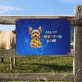 thumbnail image 2 of Autism Awareness Yorkshire Terrier Accept Understand Love Horizontal Metal Aluminum Sign Yorkie Dog Lover Gifts Wall Art Home Decor - 12003, 2 of 5
