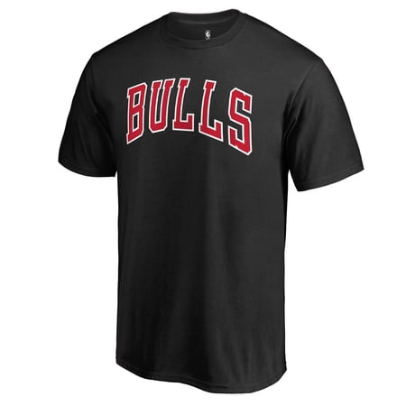 Men s Black Chicago Bulls Primary Wordmark T-Shirt Men s Black Chicago Bulls Primary Wordmark T-Shirt