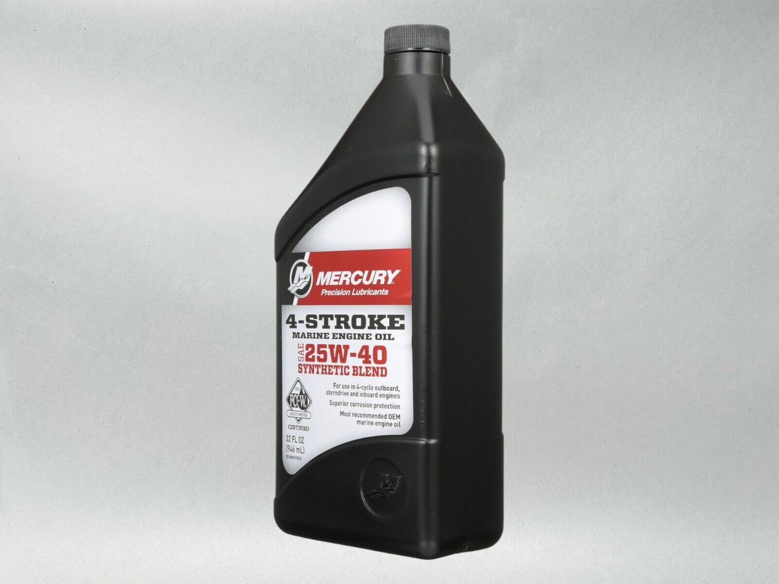 mari☆ページ Mercury Synthetic Blend 25W-40 Marine Oil Quart 92-8M0078629