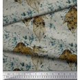 thumbnail image 2 of Soimoi Poly Georgette Fabric Leaves & Texture Print Fabric by Yard 42 Inch Wide, 2 of 2