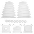 thumbnail image 2 of Drill Dust Collector Cover for Electric Tools Protective White Silicone Case Fits Various Drills, 2 of 8