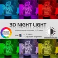 thumbnail image 3 of Anime Naruto Uzumaki Sasuke luz de noche LED, lámpara de mesa 3d Kakashi, juguetes Naruto Hatake Akatsuki, figuras de acción, regalo para niños, 3 of 4