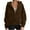 Brown, variant on Half Zip Pullover Women Sherpa Fuzzy Fleece Hoodies with Pocket Zip Up Long Sleeve Sweater Fall Winter Warm Hooded Sweatshirts