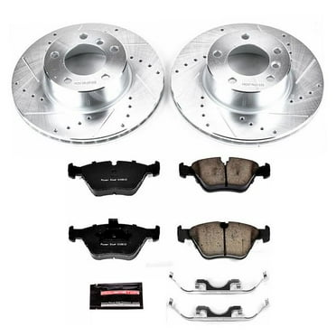 PowerStop Front Z23 Evolution Sport Carbon-Fiber Ceramic Brake Pad and Drilled & Slotted Rotor Kit Fits: BMW Select Models K628