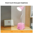 thumbnail image 5 of Kraoden Eye Protection Desk Lamp, LED Reading Light with USB Rechargeable Battery, Adjustable Brightness, 360° Flexible Gooseneck, Clip-On Design for Dormitory, Office, Study, and Bedside Use, 5 of 6
