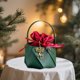 thumbnail image 5 of Adornos navideños, adornos navideños, regalos navideños Bolsa navideña Cubo de cuero Bolsa de regalo de franela de Nochebuena Bolsa de tela de seguridad para dulces de frutas Bolsa de terciopelo Cubo, 5 of 6