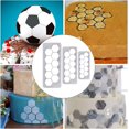 thumbnail image 4 of 30 piezas de cortadores de galletas con diseño de fútbol, cortador de fondant de pastel hexagonal de 3 tamaños, cortadores de galletas divertidos para manualidades de cocina Diy. Afortunado Sencillez, 4 of 5