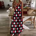 thumbnail image 4 of Playing Card Suits Inverted Sleeveless Dress Loose Women's Dress Dresses Luxury Evening Dresses, 4 of 9