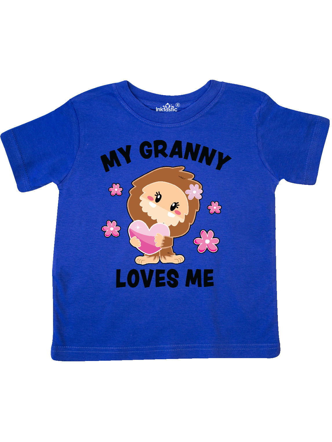 inktastic My Granpa Loves Me with Bigfoot Toddler T-Shirt 