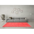 thumbnail image 3 of Ahgly Company Indoor Square Abstract Red Contemporary Area Rugs, 8' Square, 3 of 4