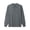 Gray, variant on Men's Long Sleeve V-Neck Knit Polo Sweater, Soft Solid Color Pullover Sweater with 3-Button Placket, Ribbed Cuffs and Hem, Business Casual Sweater for Work and Daily Wear
