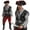 Gray, variant on Joyfy Men Pirate Costume Plundering Sea Captain Set for Adults Halloween Themed Parties