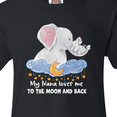 thumbnail image 4 of Inktastic My Nana Loves me to the Moon and Back Elephant Family Youth T-Shirt, 4 of 5
