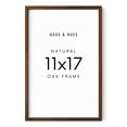 thumbnail image 1 of Marco de fotos Haus and Hues, 11 x 17 cm, marco de madera natural, 1 of 6