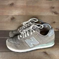 thumbnail image 1 of new balance 574 mens size 9 shoes gray suede athletic running sneakers, 1 of 6
