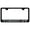 Black, variant on Ford Torino GT Laser Etched Logo Stainless Steel License Plate Frame (Black)
