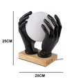 thumbnail image 2 of Moon Lamp 3D Lunar Lamp Touch Control Night Light Con Soporte De Mano Para La Decoración Del Dormitorio Del Hogar Guardurnaity HA037297-00, 2 of 6