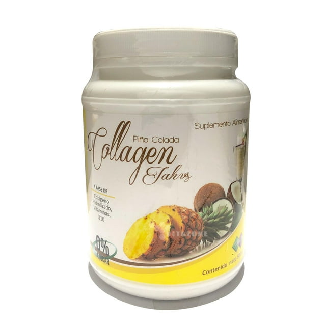 Colágeno Hidrolizado En Polvo Sabor Piña Colada 500 Grs JAHV'S